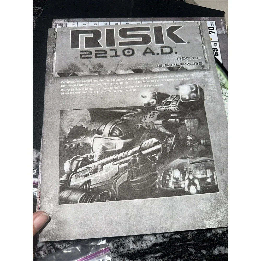 Risk 2210 AD Board Game Avalon Hill 2003 Edition Global Domination Complete